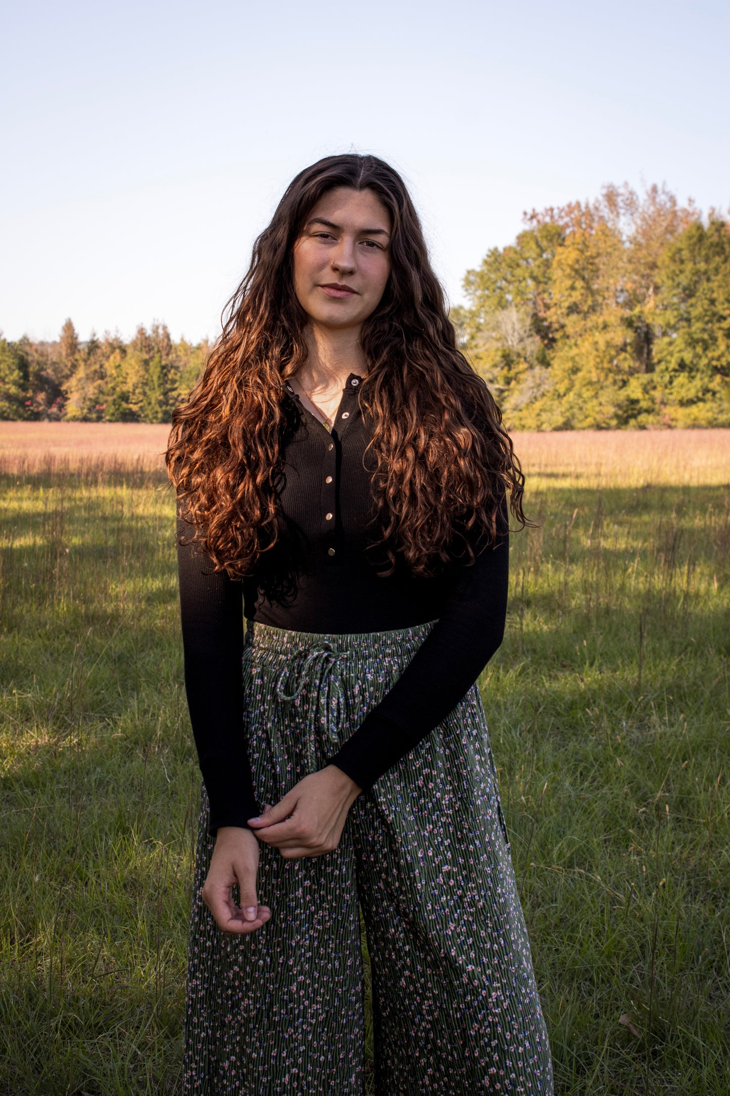 Corduroy Neck Button Up Bodysuit