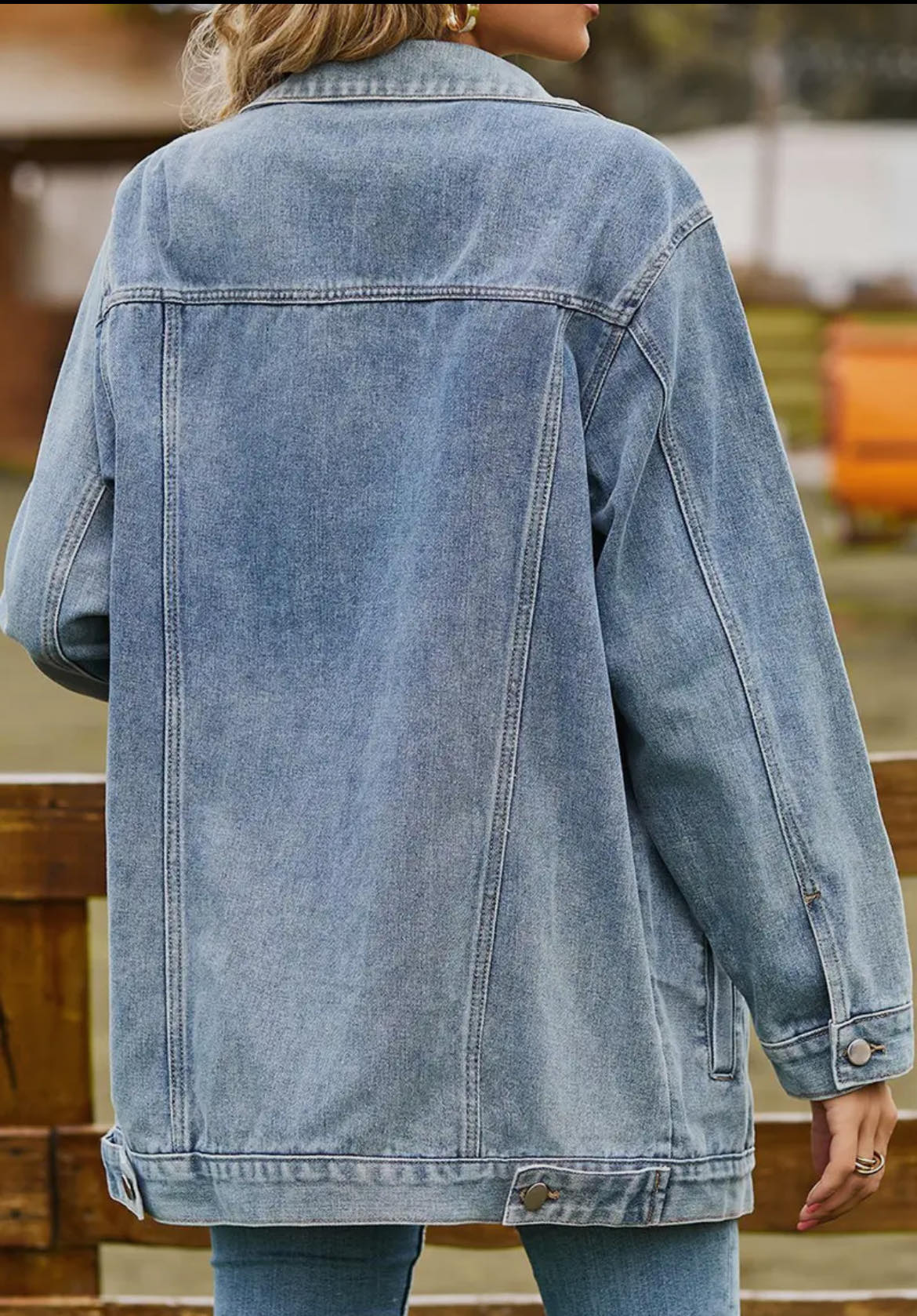 Oversized Dandy Denim Jacket