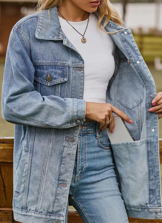 Oversized Dandy Denim Jacket