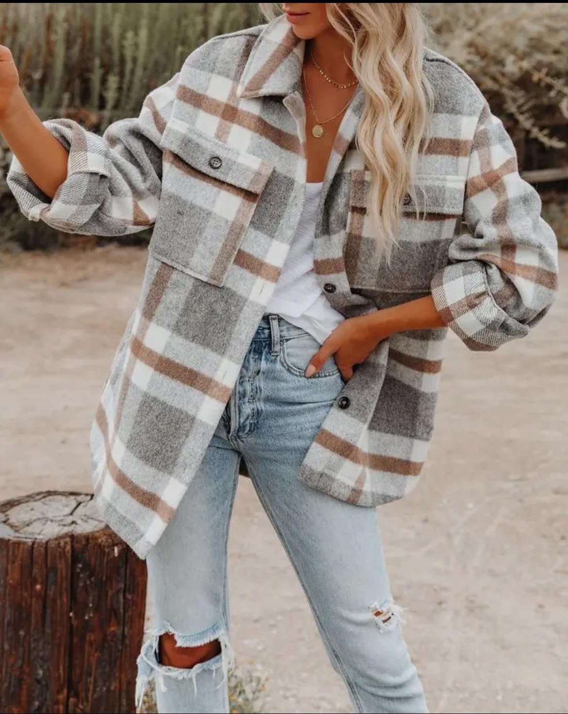 Plaid Flannel Shacket